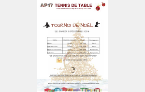 Tournoi du club - samedi 21 Décembre 2024