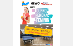 Tournoi Régional Féminin